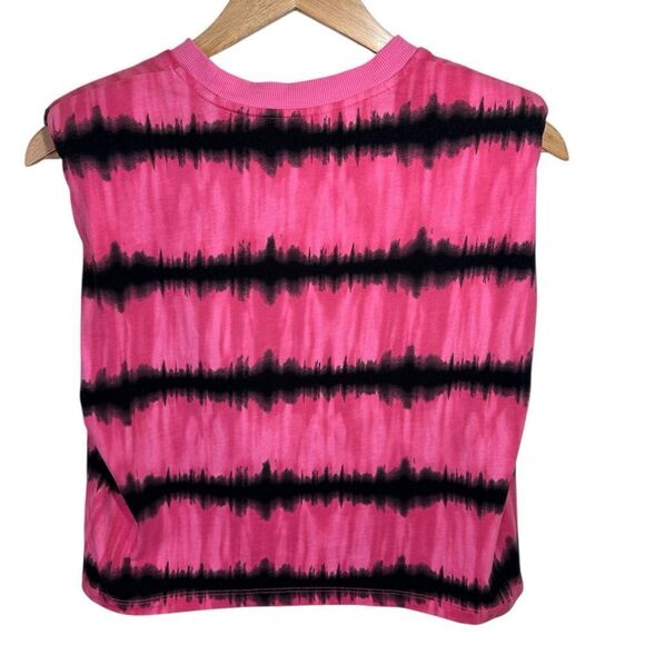 Alice + Olivia Pink and Black Tie-Dye Top And Pant Set Top Size M Pant Size S - Picture 10 of 16